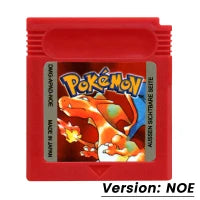 Pokemon GBC Games Cartridge 16 Bit Video Game Console Card Blue Crystal Golden Green Red Silver Yellow Multilanguage Fans Gift