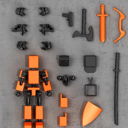 Multi-Jointed Movable Robot 3D Printed Mannequin Dummy Toy 13 Action Figure Full Body Movable Robot Toys Parent-children Game