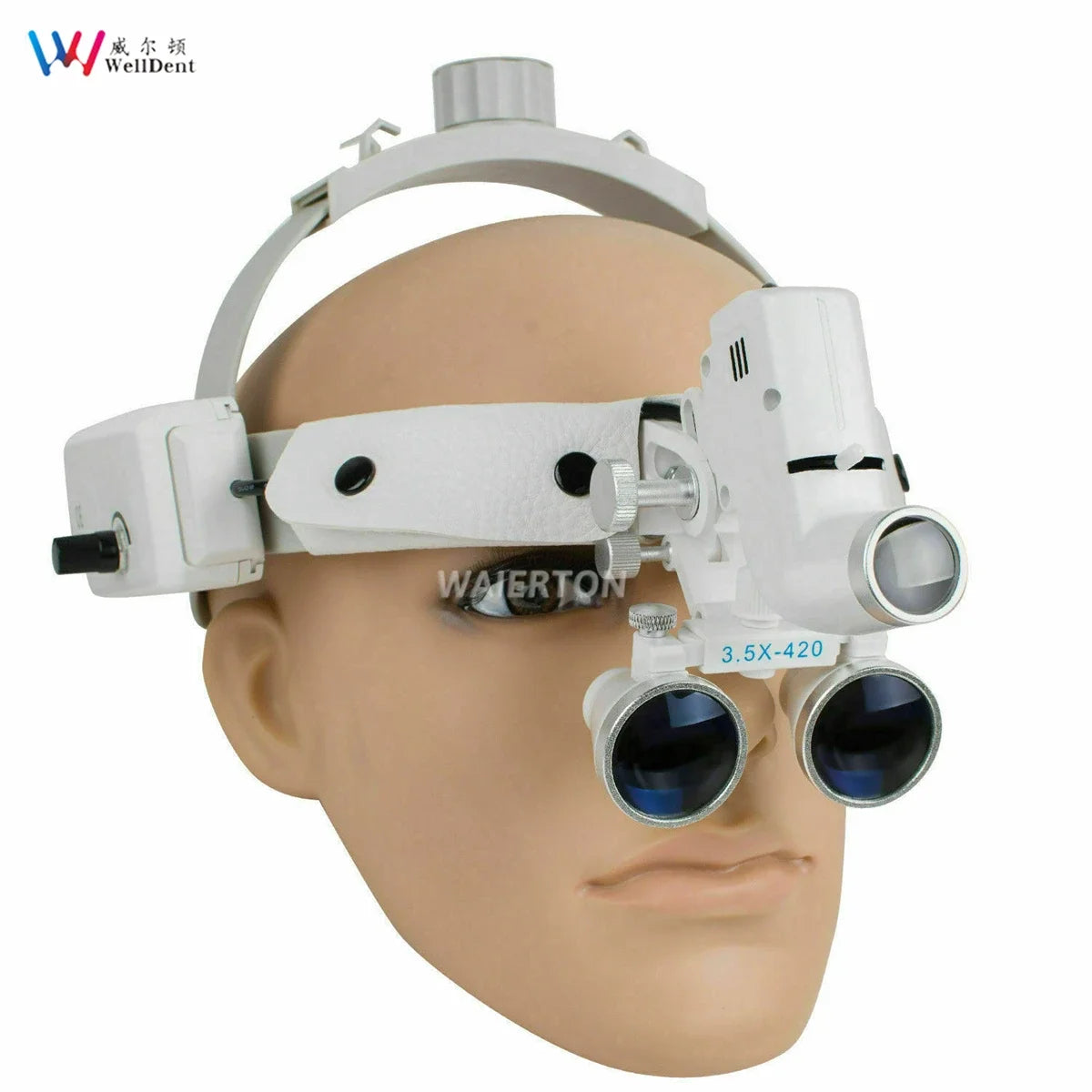 5W LED Dental Surgical Headband Head Light 2.5X 3.5X Loupes  Binocular Loupes Brightness Spot Ajustable Headlamp Lab Dentistry