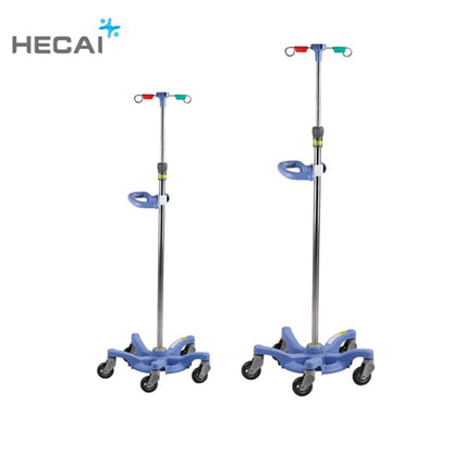 Hecai Medical Convenient And Durable Medical Iv Pole Drip Stand Adjustable Infusion Stand Drip Stand