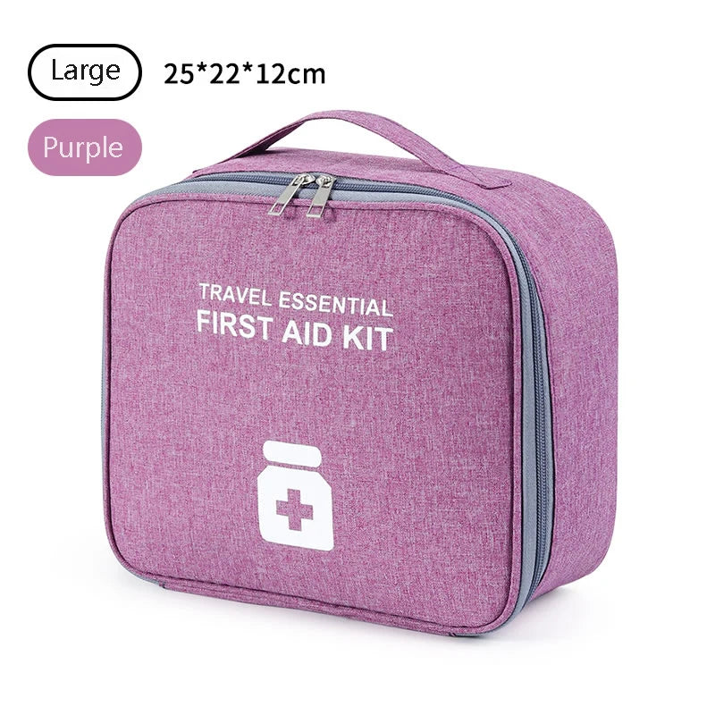 Mini Portable Medicine Storage Bag Empty Travel First Aid Kit Medicine Bags Organizer Outdoor Emergency Survival Bag Pill Case