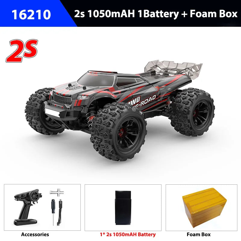 Rc Car MJX Hyper Go 16208/16209/16210 Brushless High-Speed 4WD Remote Control Off-Road Big Wheel Truck Rc Cars Toys for Adults