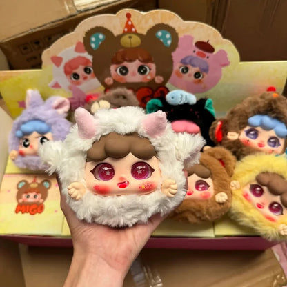 New Migo Animal Party Series Pendant Blind Box Cute Mystery Box Migo Toys Collectible Kawaii Models Ornament Kids Surprise Gifts