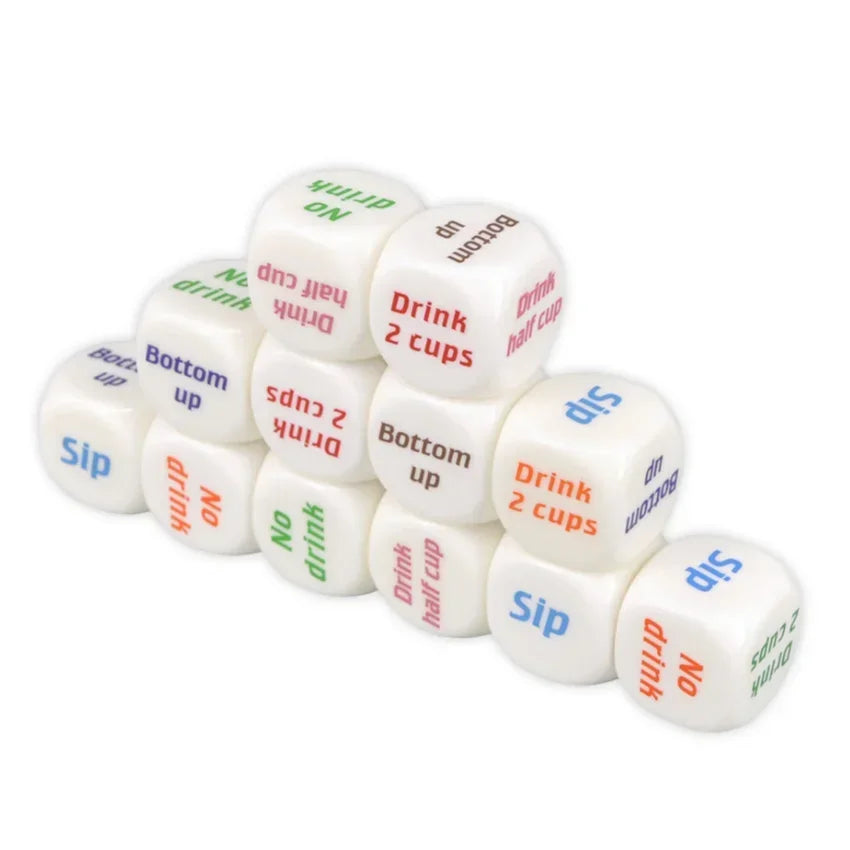 Adult Party Game Playing Drinking Wine Dice Games Gambling Drink Decider Dice Bar KTV Wedding Party Fun Supplies Decoration