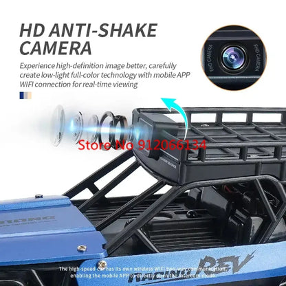 4K Camera Two-Way Voice Talkback WIFI FPV RC Car 2.4Ghz APP Gravity Control Shock Absorber High Speed Remote Control Car Truck