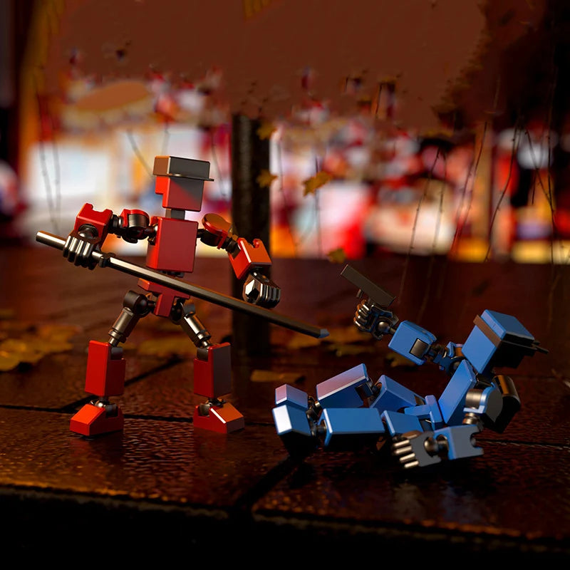 Multi-Jointed Movable Robot 3D Printed Mannequin Dummy Toy 13 Action Figure Full Body Movable Robot Toys Parent-children Game