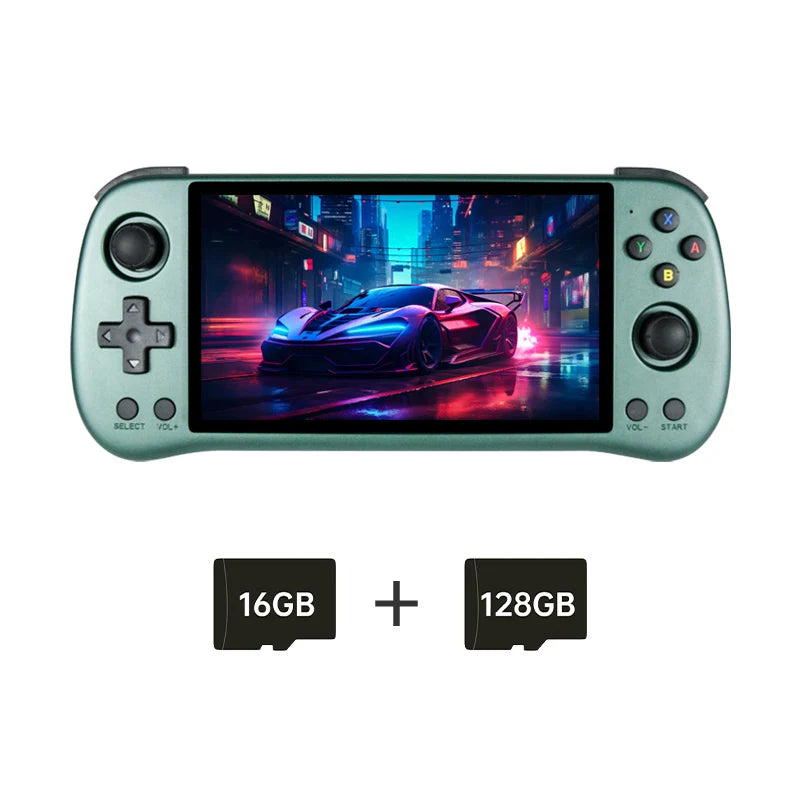 POWKIDDY X55 Retro Opendinglinux Video Handheld Game Console 5.5 Inch 1280*720 HD IPS Screen Rk3566 Jelos Syst Children's gifts