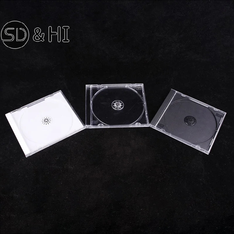 High Quality Transparent Bottom CD Box Empty CD Case PP Plastic CD Case CD Case Capacity 1-2 Discs