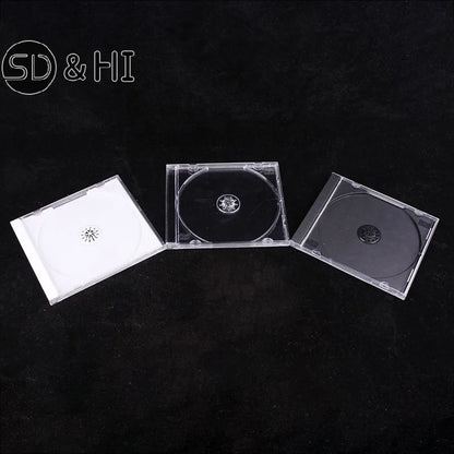 High Quality Transparent Bottom CD Box Empty CD Case PP Plastic CD Case CD Case Capacity 1-2 Discs