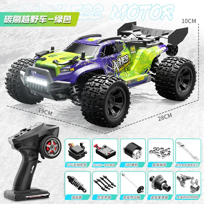 In Stock 1: 18 Remote Control Car Full Proportion 4-Wheel 18101 Rc Drive Large Foot Charging Off-Road Vehicle Model For Man Toy