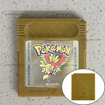GBC Video Game Cartridge Console Card Pokemon Blue/Crystal/Green/Gold/Red/Silver/Yellow High Quality with Multi-language