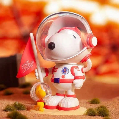 POP MART Snoopy Space Series Blind Random Box Toys Kawaii Anime Action Figure Caixa Caja Surprise Mystery Box Dolls Girls Gift