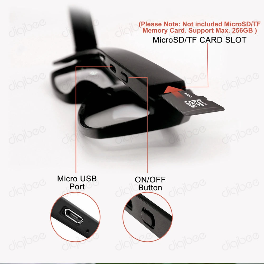 Outdoor Sports Smart Glasses Camera Sunglasses DVR Ultra HD 4K 2K or 1080P Video Recorder Mini Camcorder Eye Protection Webcam