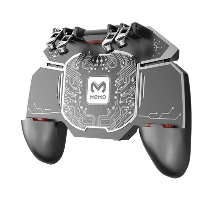 MEMO DL100 Mobile Phone 6 Fingers Gamepad Joysticks Gaming L1R1 Controller 2000mAH*2 Semiconductor Fan Radiator for IOS Android