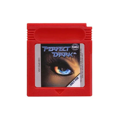 GBC Game Cartridge 16 Bit Video Game Console Card Perfect Dark 8 Colors Shells with Battery USA Version