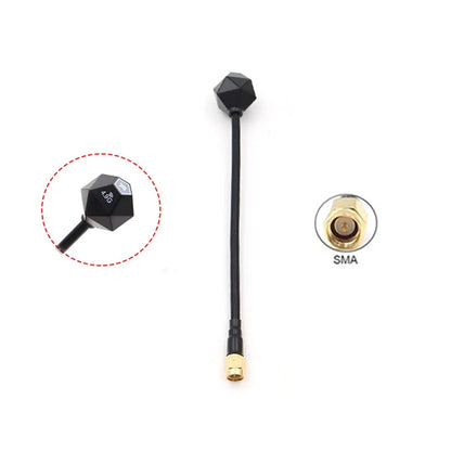 4.9G-5.8G-6G Multi Frequency Diamond Antenna 3dbi Gain SMA/RP-SMA Interface RHCP For RC Model FPV Long-Distance VTX Racing Drone