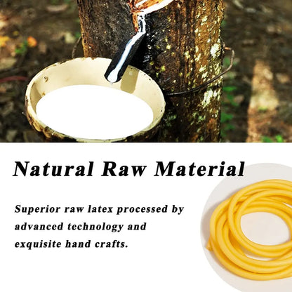 Natural Latex Rubber Tubing Tube Rubber Hose Hospital Surgical Tube for Slingshot/Catapult/ OD Speargun / Outdoor Hunting