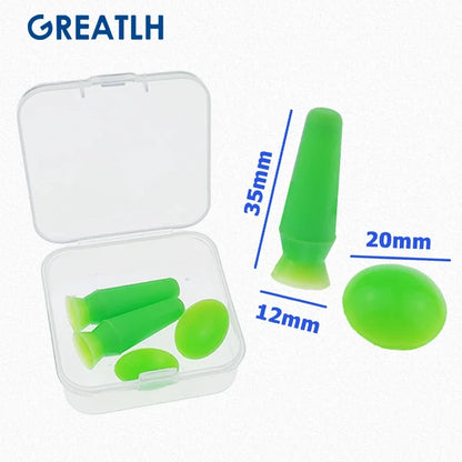 4pcs Soft Silicone Ophthalmic Eye Protector Cover for Eyelid Embedding with The Sucker Ophthalmic Surgical Instruments