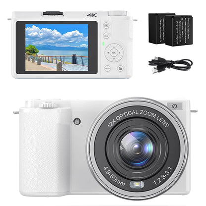 Komery 12X Optical Zoom SLR DSLR Camera 4K 64MP HD Digital Cameras For Photography Auto Focus WiFi Video Vlog Webcam Camcorder