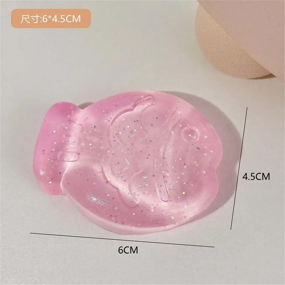 Gifts Mini Hand Pinching Cat Paw Fish Fidget Toy Ice Pressure Ball Toy Squeeze Toy Cat Paw Mini Mochi Mini Mochi Ice Block
