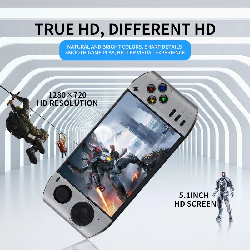 High-definition display high-resolution handheld game console retro two-player video game console