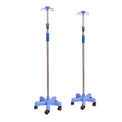 for Medical Stainless Steel Infusion Pole Removable IV Pole Holder Height Adjustable Infusion Stand Iv Drip Stand