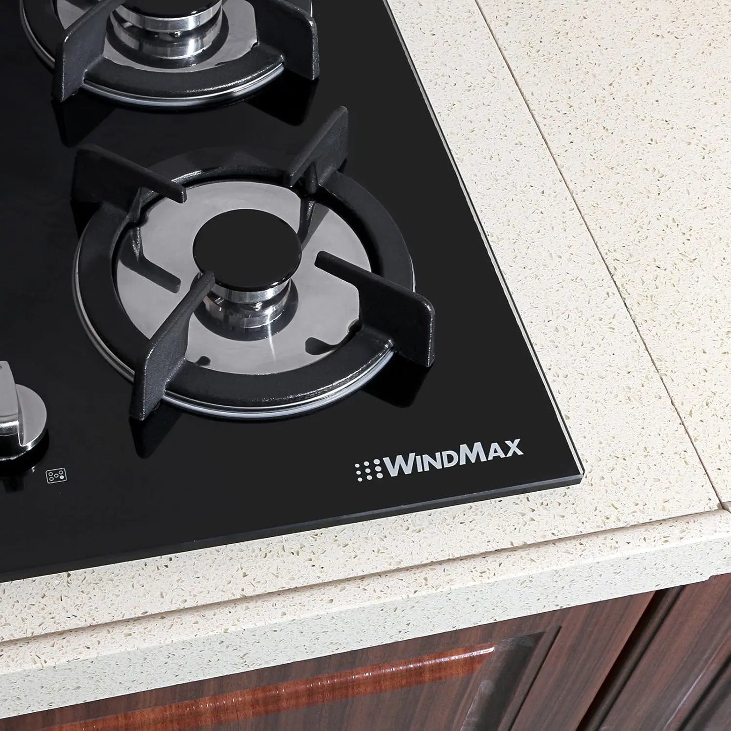 30" Fashion Black Tempered Glass Built-in Kitchen 5 Burner CookTop Gas Hob Customers Like The Appearance and Value