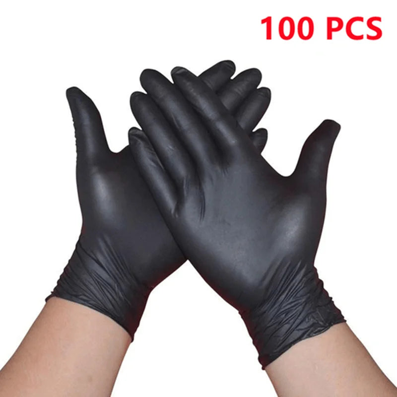 50/100PCS Purple Nitrile Gloves Latex Free Disposable Gloves for Cleaning Mechanic Work Kitchen Dishwashing Garden Beauty Tattoo