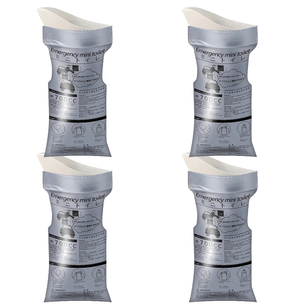 20PCS Outdoor Emergency Urine Bags 700ml Disposable Travel Mobile Toilet Portable Urinal Bag for Men Women Baby Car Vomiting Bag