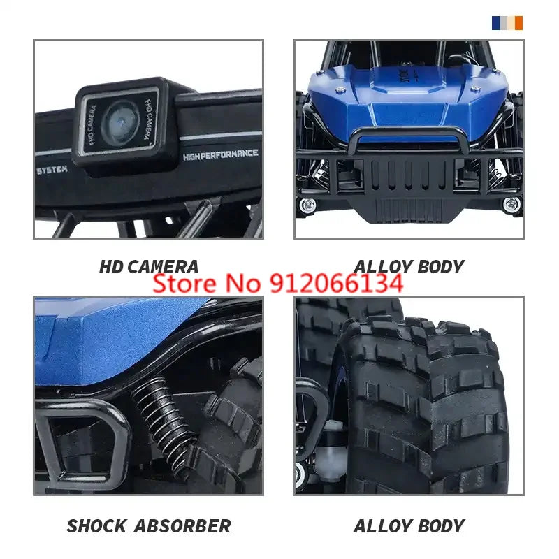 4K Camera Two-Way Voice Talkback WIFI FPV RC Car 2.4Ghz APP Gravity Control Shock Absorber High Speed Remote Control Car Truck