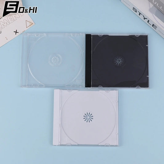 1Pcs CD Storage Case Transparent Stand Acrylic Holders For CDs DVD Storage Holder Tool
