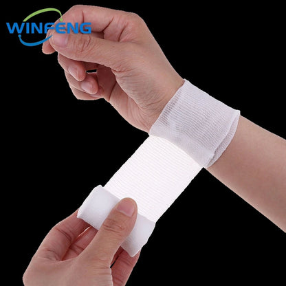 5Pcs Emergency PBT Elastic Bandages Medical Gauze First Aid Kit for Home Care Wound Dressing Nursing Survival Supplies