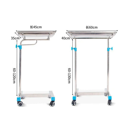 Cheap Price Medical Instrument Trolley Hospital Stainless Steel Surgical Mechanical Mayo Table In Operating Room