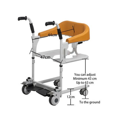 Hot Sale Wheelchair Toilet Commode Chair Electric Patient Lifting Transfer Chair For Elderly