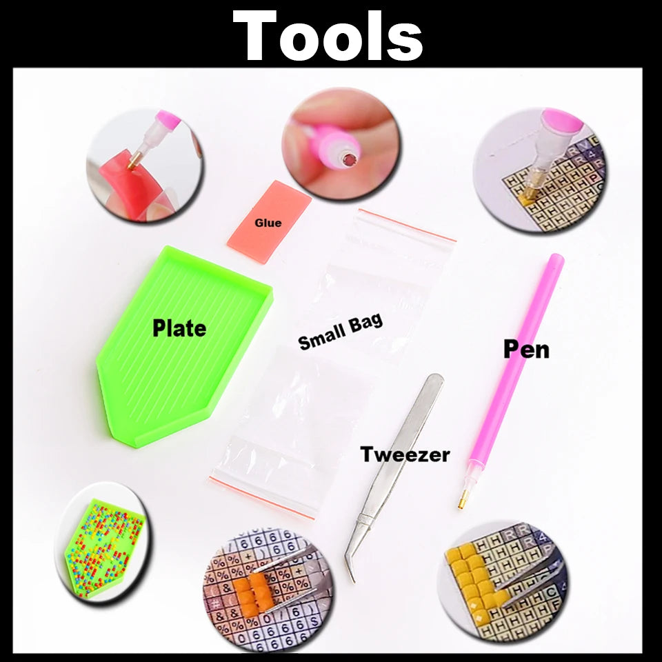 Mystery gift Mysterious 5D DIY Diamond Painting full drill mosaic custom photo 5D Diamond Embroidery Painting Surprise Box