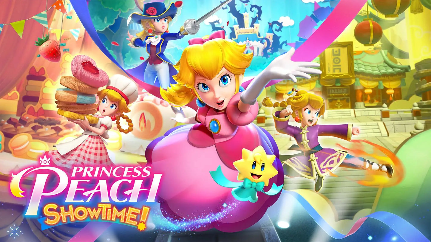 Princess Peach : Showtime! Nintendo Switch Game 100% Original Cartridge Physical Card Multi-Language for Switch OLED Lite