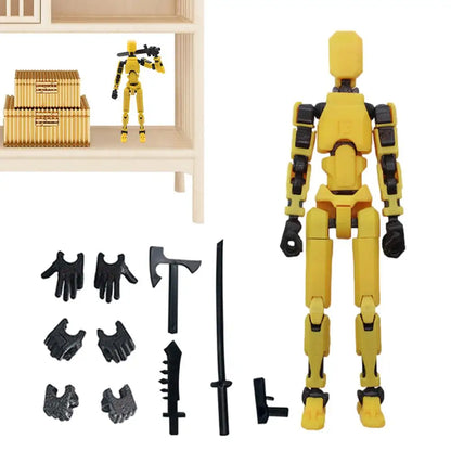 14cm Artist Art Painting Anime Figure Sketch Draw Male Female Movable Body Chan Joint Action Figure Toy Model Draw Mannequin