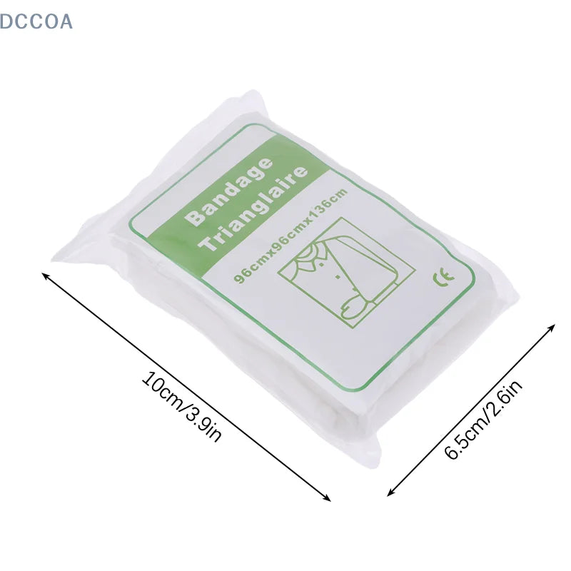1Bag Medical Triangular Bandag Fracture Fixation Emergency Bandage First Aid Gauze Triangle Bandage