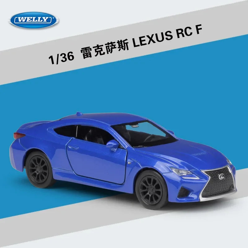 WELLY 1:36 LEXUS RC F High Simulation Diecast Car Metal Alloy Model Car Toys for Children Gift Collection B172