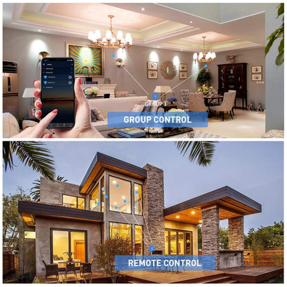 Tuya WiFi E27 B22 Smart Dimmable Bulb RGBCW 100-240V LED Smart Light Smart Life App Control Support Alexa Google Home Alice