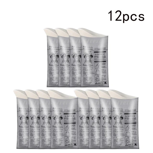 4-20PCS Outdoor Emergency Urine Bags 600ml Easy Take Piss Bags Travel Mobile Toilet Portable Urinal Bag Baby Women Vomiting Bags