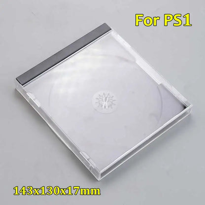YuXi 1pcs CD Game Case Cover Protective Box For PS1 PS3 Game Disk Holder CD DVD Discs Storage Box For Xbox Wii