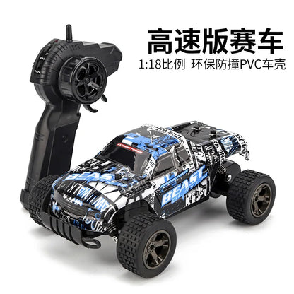1：18 RC Car Electric High Speed Off-Road Cars Remote Control Cars with LED Light 2.4G 40KM/H Drift Toys for Boys Kids and Adults