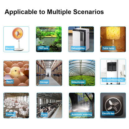 Wifi eWeLink TH16 Switch Temperature Humidity Monitor Meter With Sensor Cable Smart Home Automation Kit Alexa Echo Voice Control