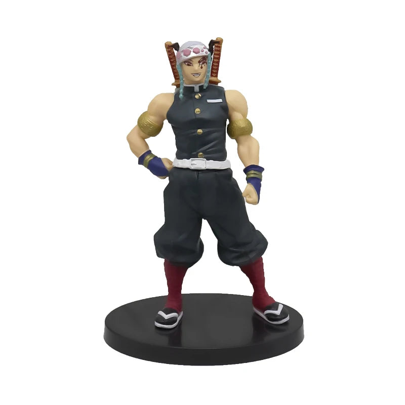 Demon Slayer Action Figure Anime Same Style Doll Toy Kamado Tanjiro Nezuko Zenitsu Collection Model PVC Material Birthday Gifts