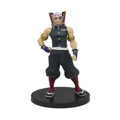 Demon Slayer Action Figure Anime Same Style Doll Toy Kamado Tanjiro Nezuko Zenitsu Collection Model PVC Material Birthday Gifts