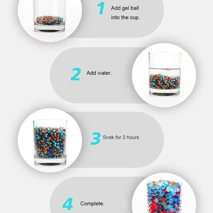 110G Blaster Ammo Water Ball Beads For Toy Gun Bullets Glock Pistol M416 AK47 Dropship To Worldwide