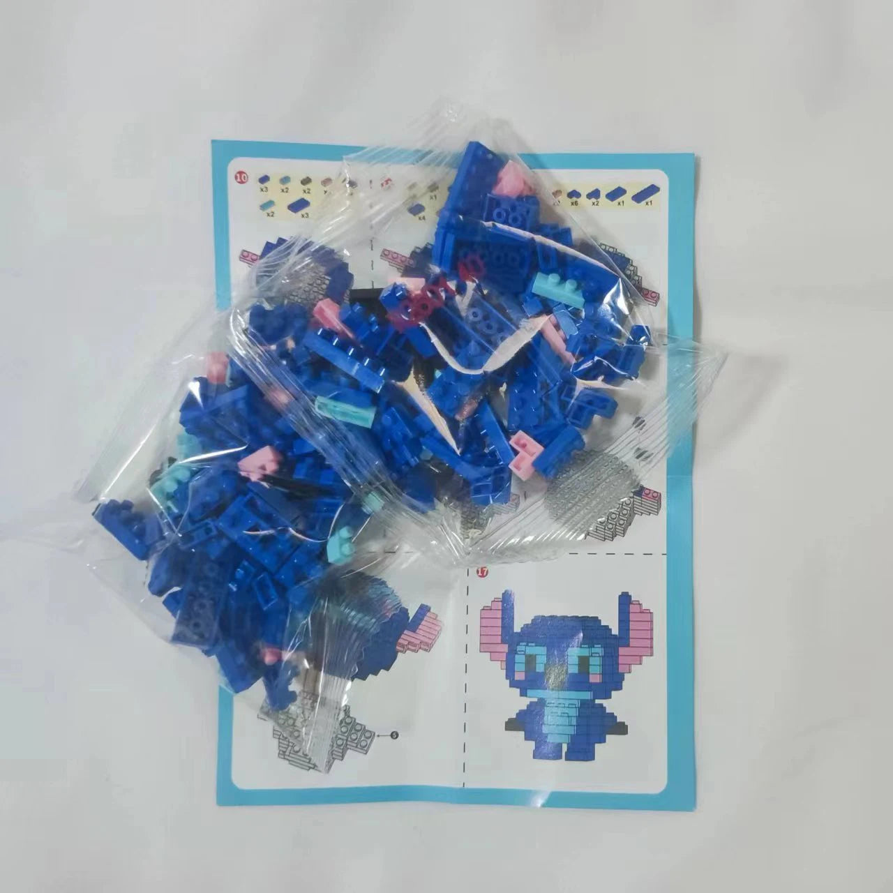 Stitch Building Blocks Package Toys Diamond Particles Mini 3D Puzzle Figures Model Decoration Game Toys Gifts