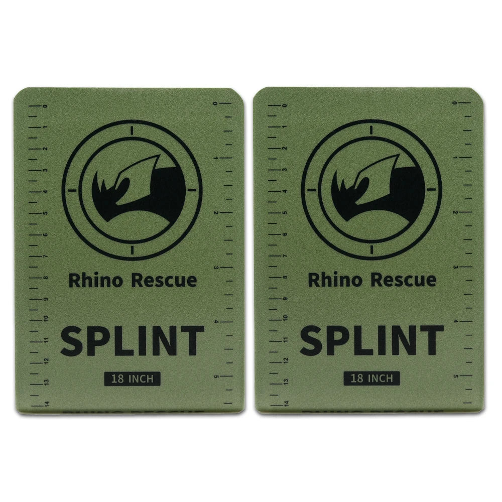RHINO RESCUE 18/36 Inch Splint - Lightweight Reusable Combat Splint, First Aid Medical Splint For Bone Fracture Treatment