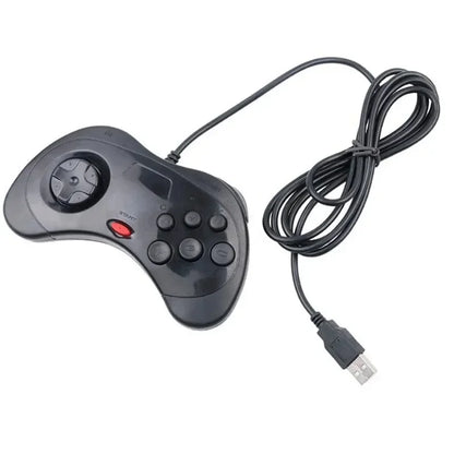 USB Classic Wired Game Gamepad for Segas Saturn Gamepad JoyPad for SEGAs Saturn System Joystick for PC for Mac